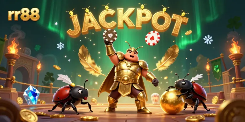 Experience the thrilling rr88 online casino jackpot with vibrant characters and detailed elements.