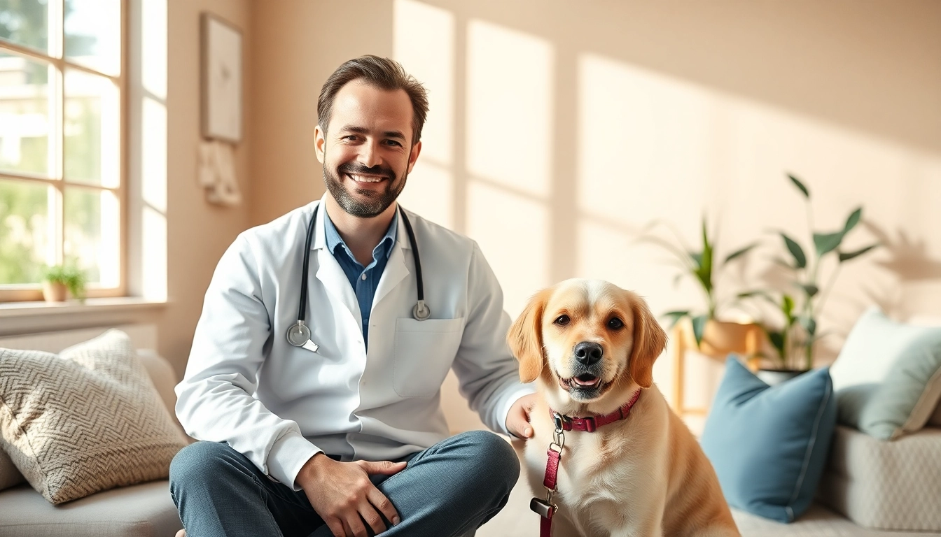 Engaging session with a psychologist with a dog in Sydney, fostering a warm and supportive environment.