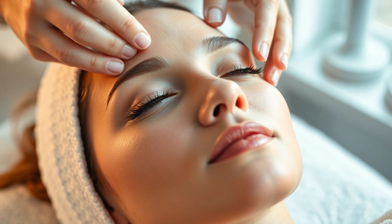 Relaxing treatment facial sibiu enhancing skin radiance at Episculpt Beauty.