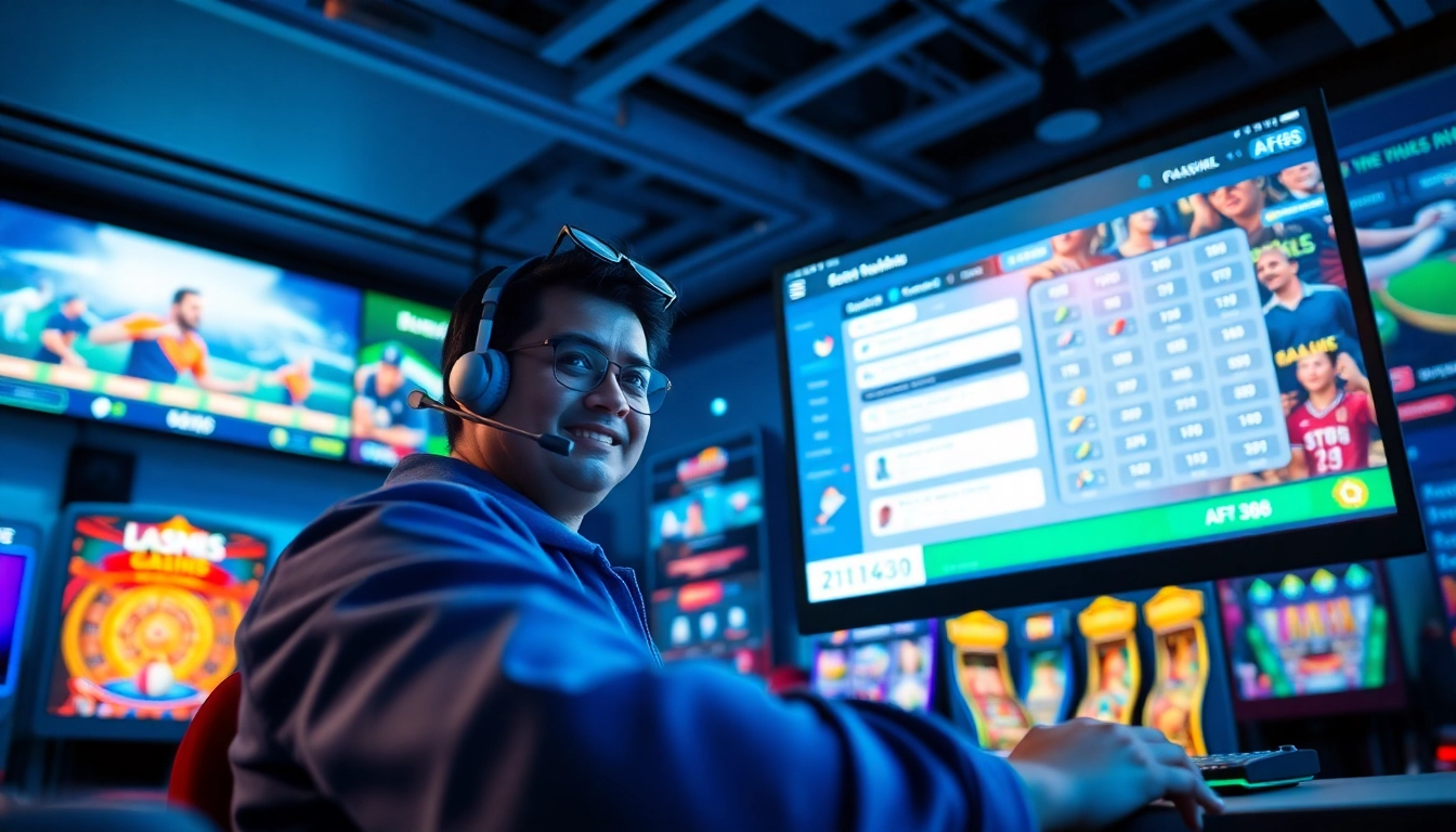 Engaging AF88 online betting interface showcasing diverse gaming options.