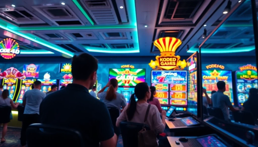 Kode4d link showcasing an exciting online gaming experience with dynamic slot games and user-friendly interface.