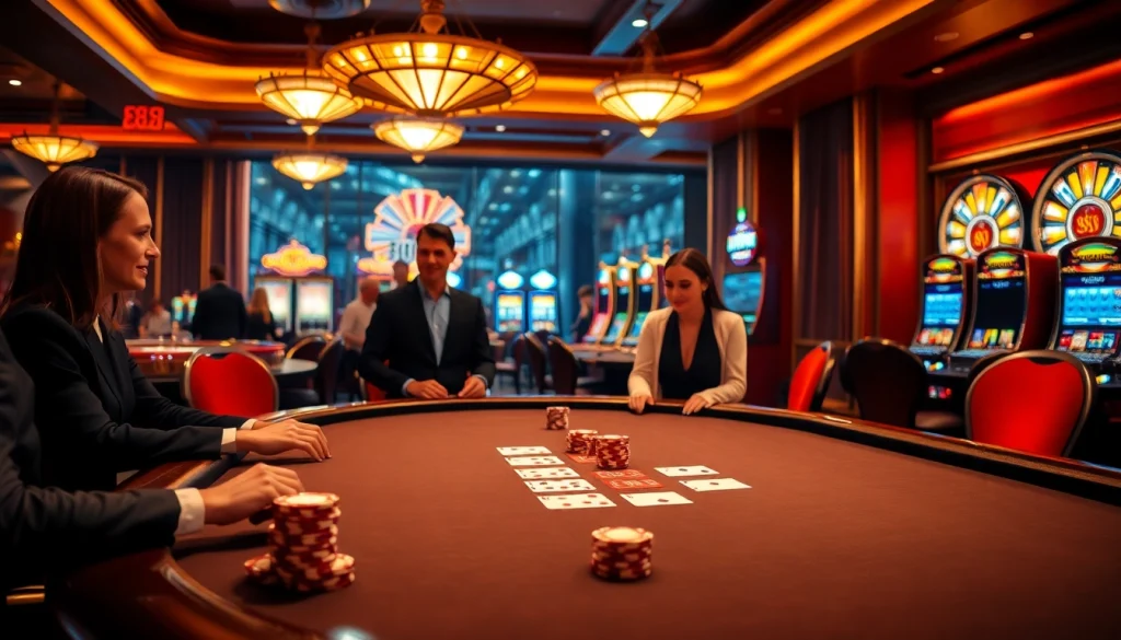 Experience thrilling gameplay at 888b com with a luxurious casino atmosphere featuring roulette and poker.