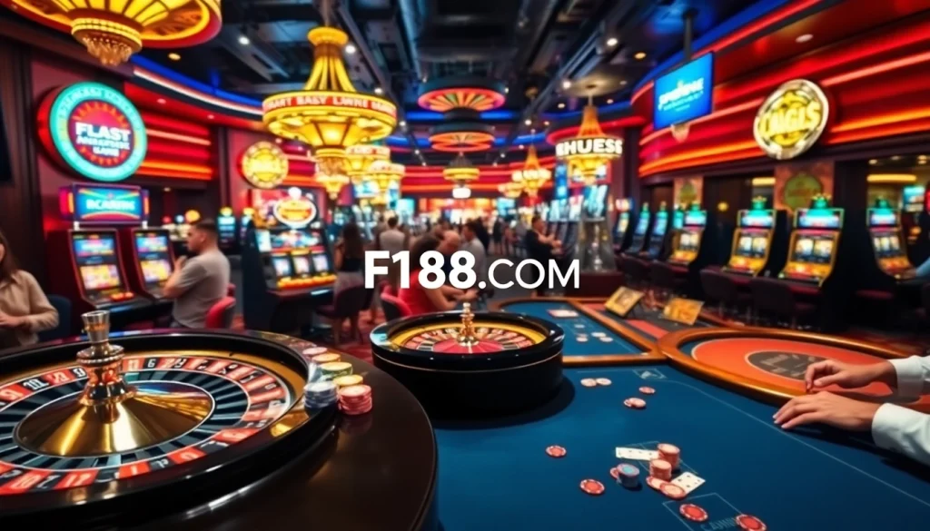 Experience the thrill of winning at F168.COM with luxury casino games and vibrant atmosphere.