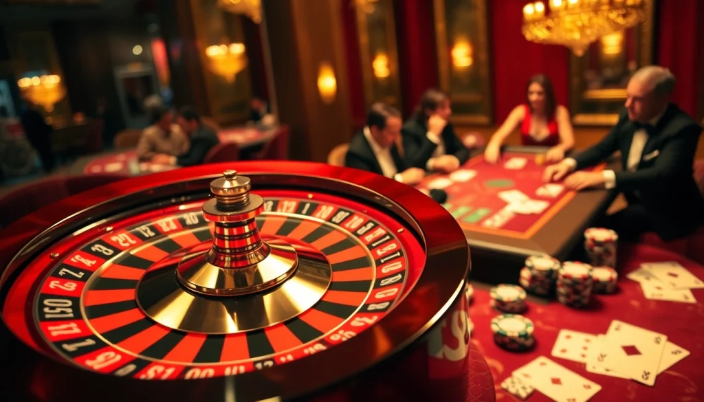 Experience the thrill of luxury gambling with high stakes at https://kjc.marketing/ featuring roulette and poker games.