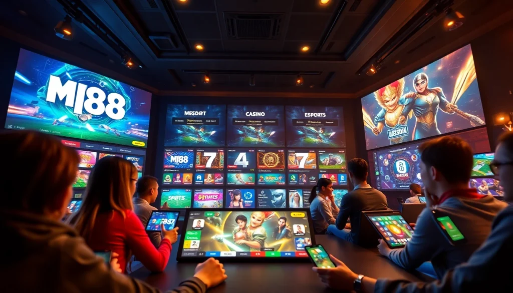 Explore https://mm88.agency/ showcasing an engaging online gaming experience with diverse players and modern interface.