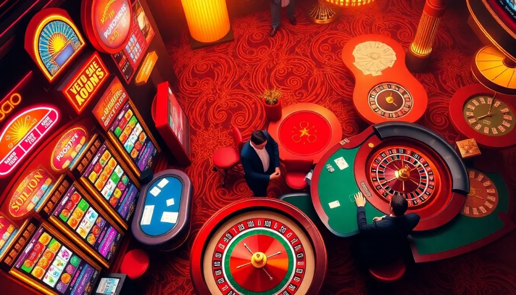 Experience the thrill of the luckywin atmosphere with vibrant casino games and engaging players.