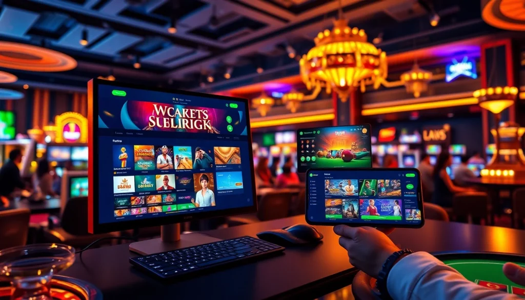 Exciting online gaming platform showcasing winvn88.live, featuring sports betting and casino games.
