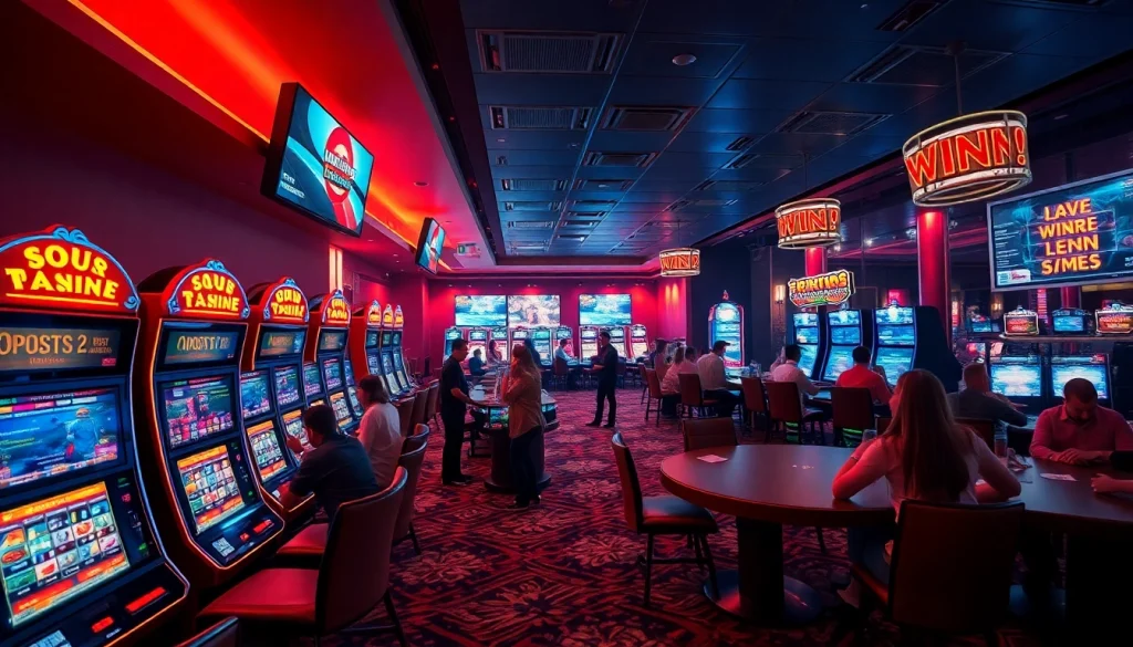 Exciting online gambling experience at luck8win.live showcasing vibrant casino games and engaged players.