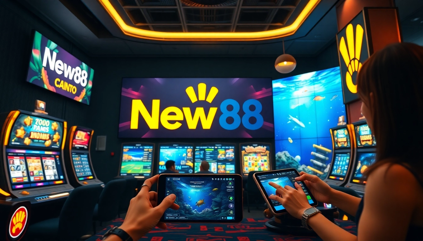 Experience the excitement of online betting at New88, featuring diverse games and vibrant promotions.