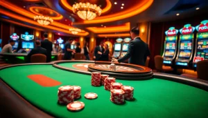 Experience thrilling betting at uu88 com with a vibrant casino atmosphere featuring live tables and slots.
