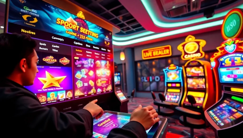 Online gaming experience at good88.hu.net featuring casino games and a secure environment.