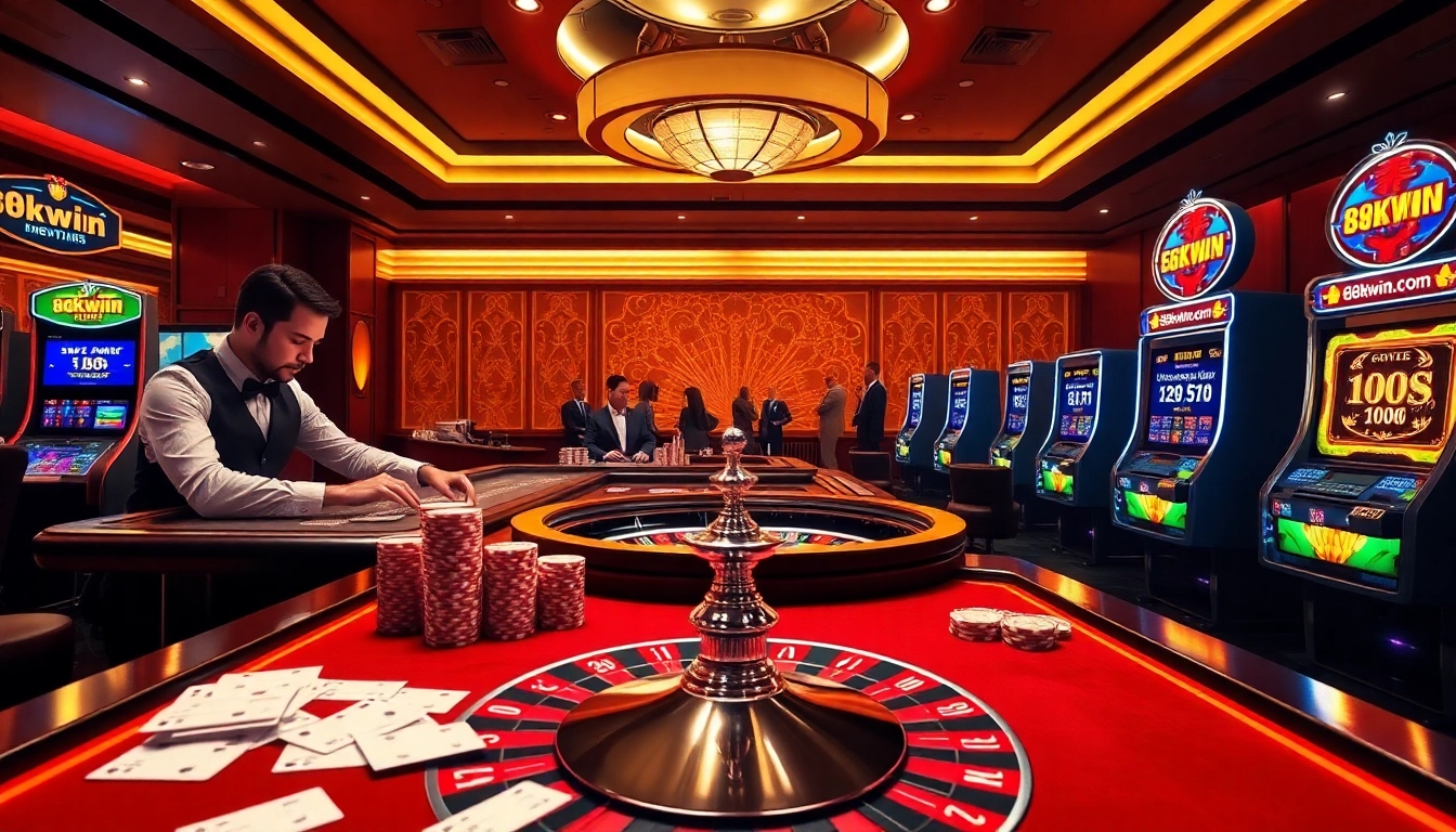 Experience the luxury and excitement of 88okwin.com with vibrant casino tables and dynamic gameplay.
