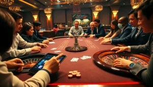 Enhance your gaming experience at https://b52club.forum/ with an engaging casino table scene featuring poker chips and a roulette wheel.