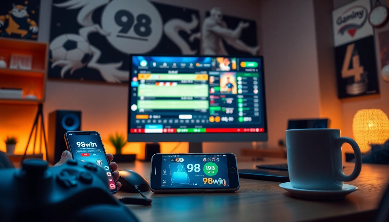 Engaging online sports betting interface of 98winwin.live showcasing live events and user-friendly design.