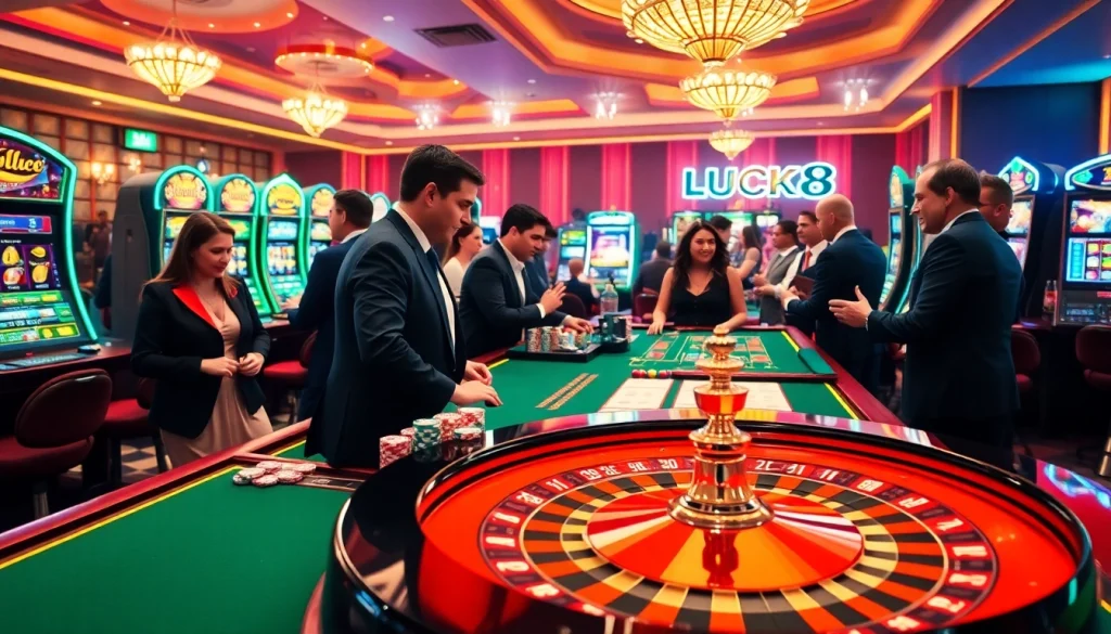 Trải nghiệm cảm giác cược tại https://luck8.net với các bàn roulette hấp dẫn và máy đánh bạc sống động.