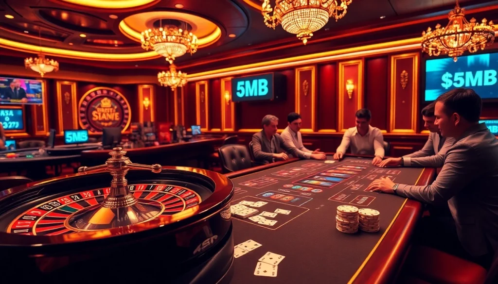 Create winning strategies at 5MB poker tables with thrilling action and vibrant chips