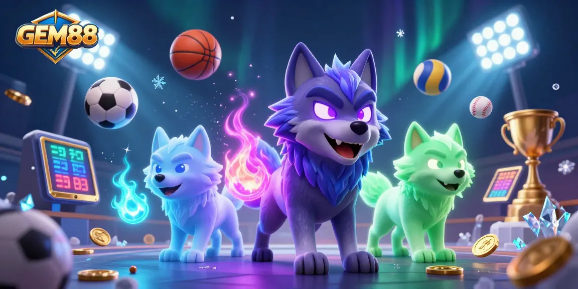 Experience high-stakes gaming thrills with GEM88's vibrant sports betting action.