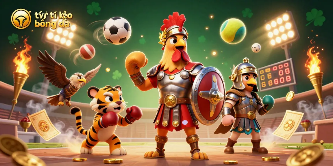 Immerse yourself in the action with tỷ lệ kèo bóng đá, witnessing a battle of skills amidst dynamic sports elements.