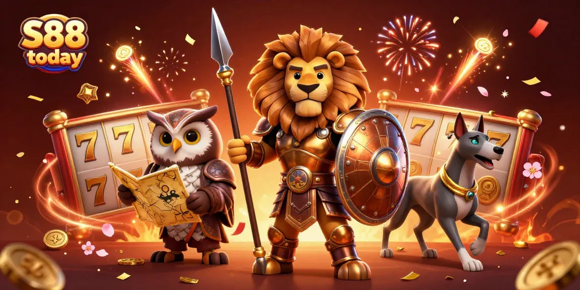 Experience thrilling gameplay at S88 today with lively characters and vibrant slot scenes.