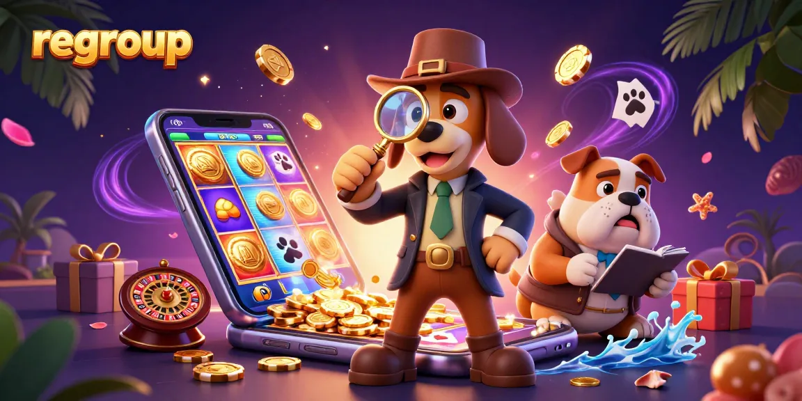 Engage with thrilling casino gaming at regroup, where a detective seeks treasure among poker chips and slot games.