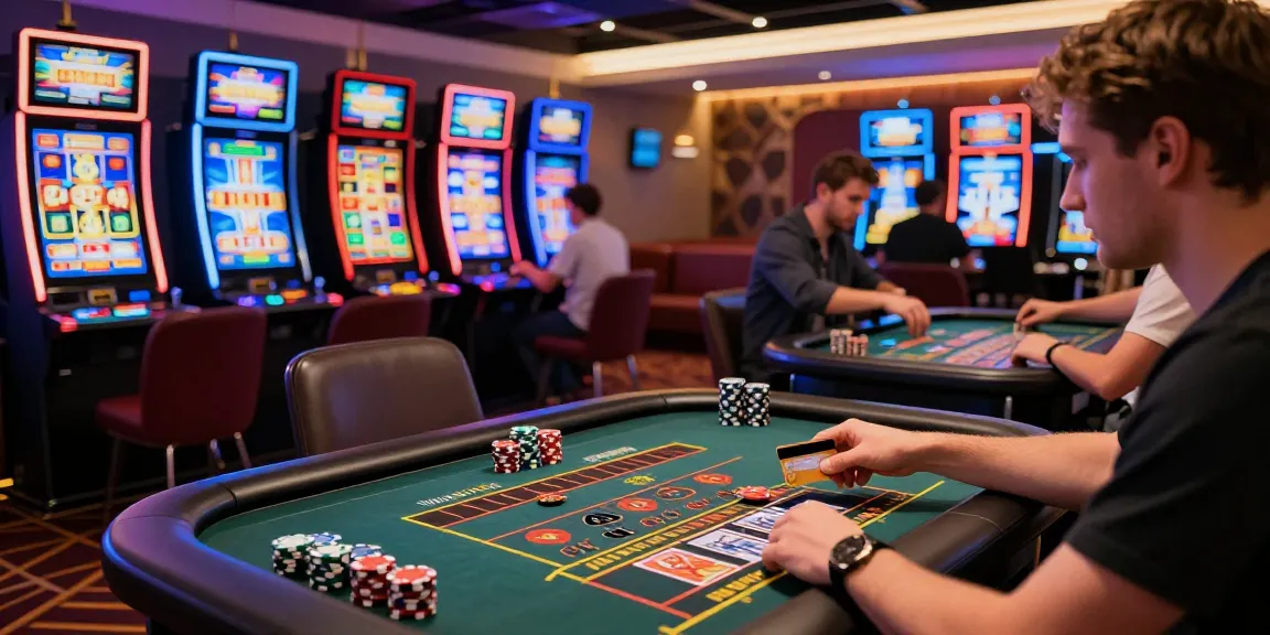 Players at scoarch.org.uk enjoying vibrant credit card casino gaming experience